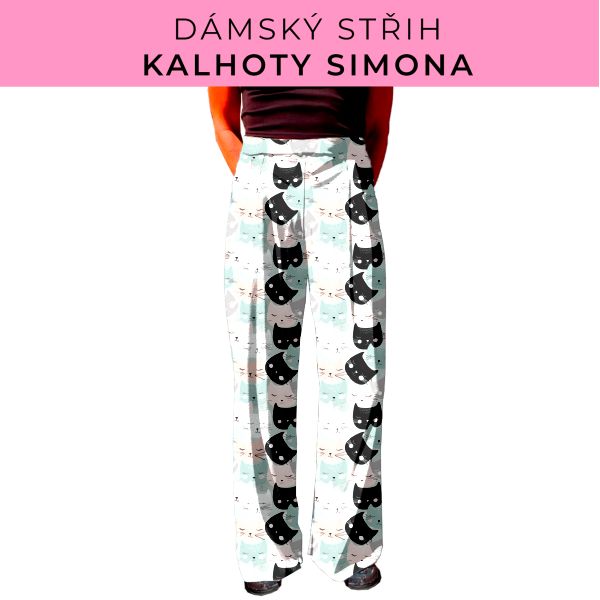 Dámský střih - kalhoty Simona