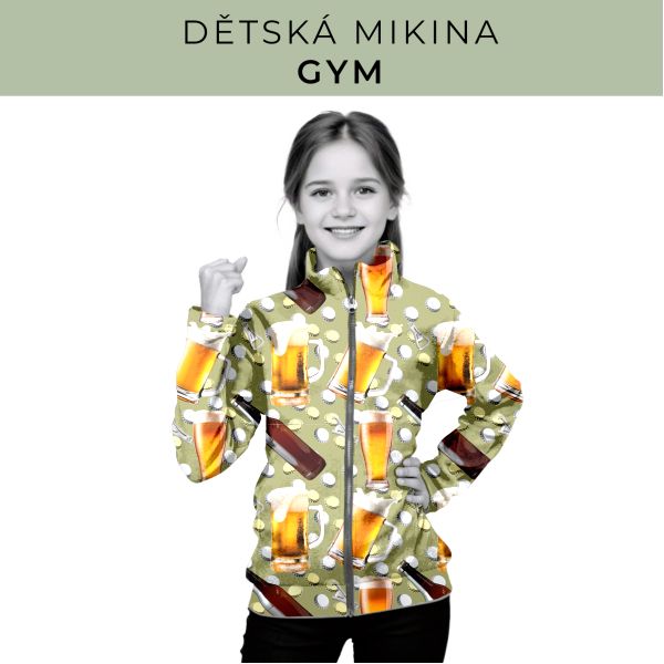 Dětská střih - mikina GYM