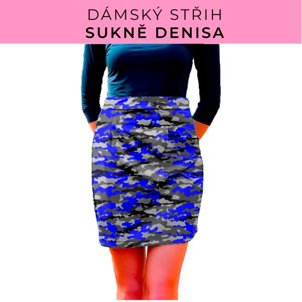 Dámský střih - Dámská sukně Denisa