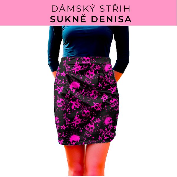 Dámský střih - Dámská sukně Denisa