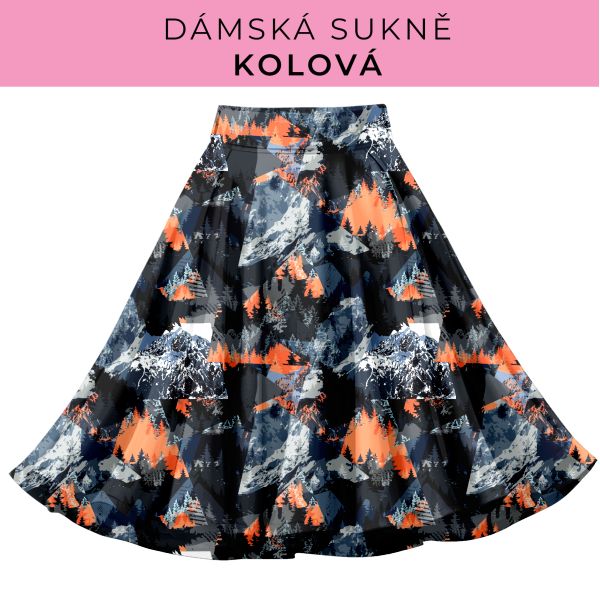 DÁMSKÝ střih - Kolová sukně