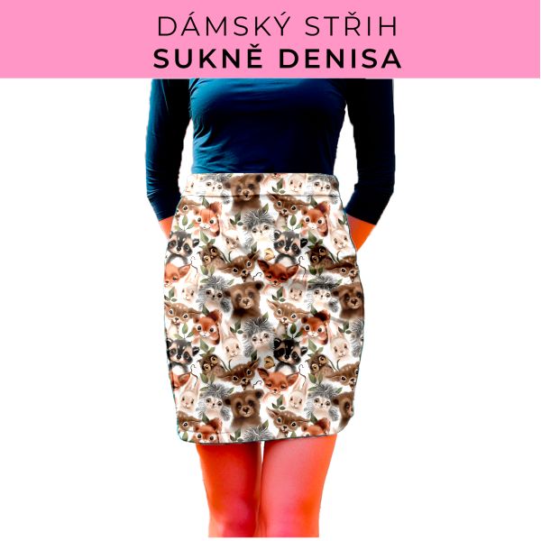 Dámský střih - Dámská sukně Denisa