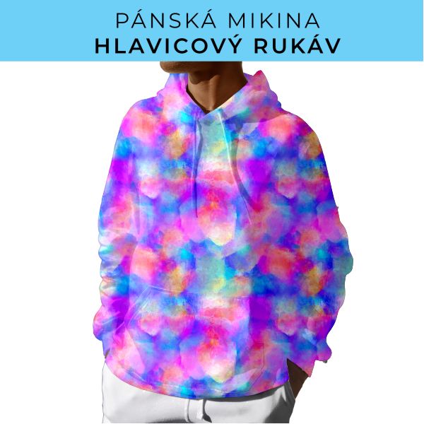 PÁNSKÝ střih - mikina s kapucí