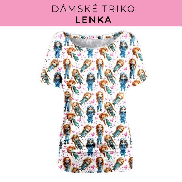 DÁMSKÝ střih - Triko Lenka