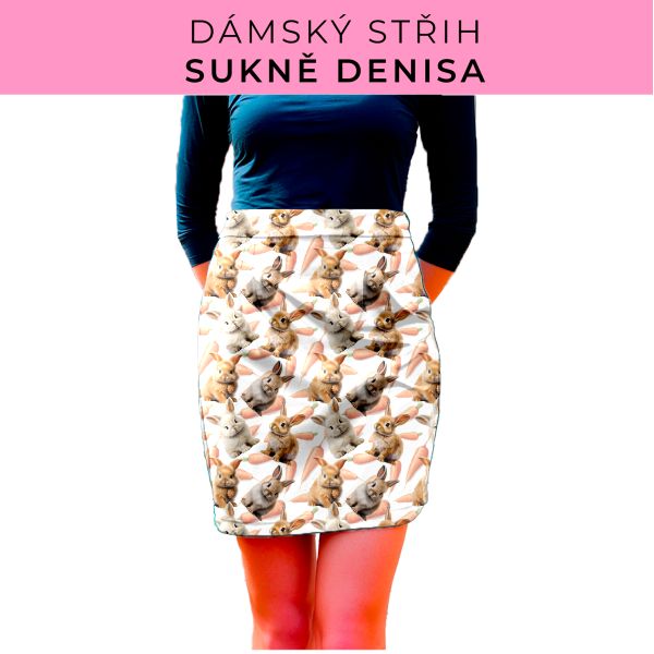 Dámský střih - Dámská sukně Denisa