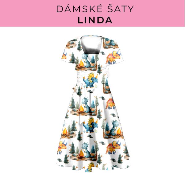 DÁMSKÝ střih - šaty Linda