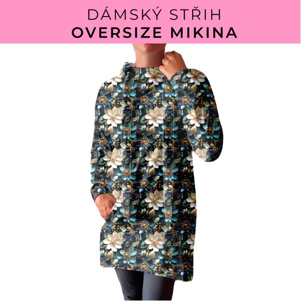 DÁMSKÝ střih - Oversize mikina