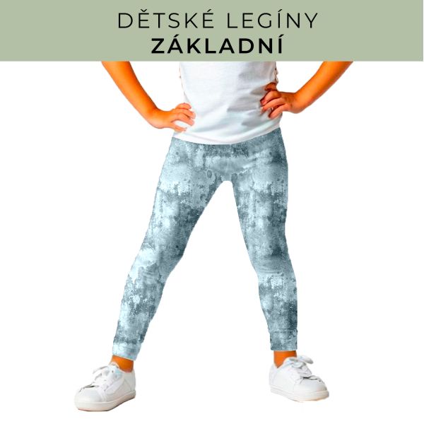 DĚTSKÝ střih - legíny základní
