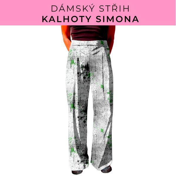 Dámský střih - kalhoty Simona
