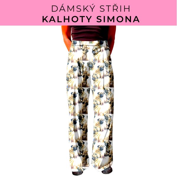 Dámský střih - kalhoty Simona