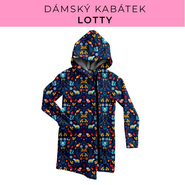 DÁMSKÝ střih - Kabátek Lotty
