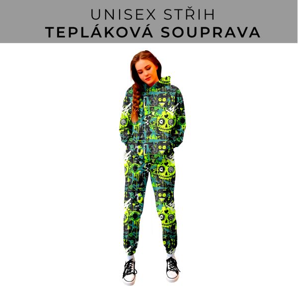DÁMSKÝ střih - SET mikina a tepláky 