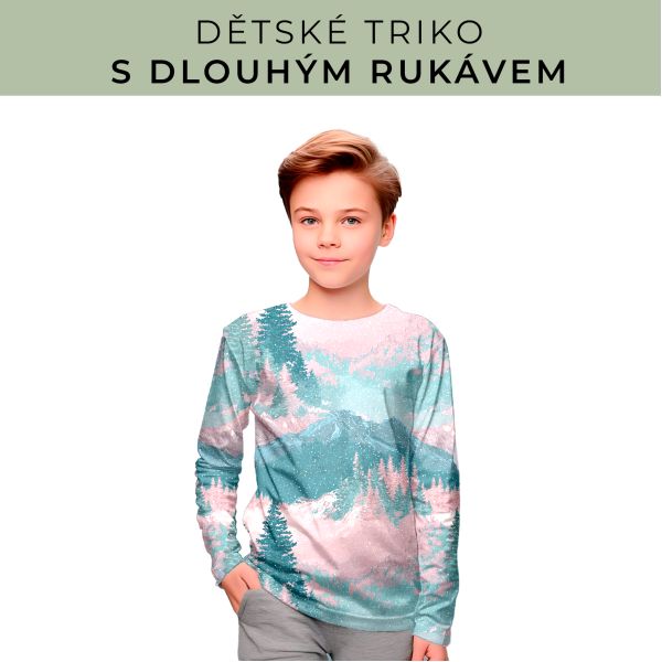 DĚTSKÝ střih - triko dlouhý rukáv