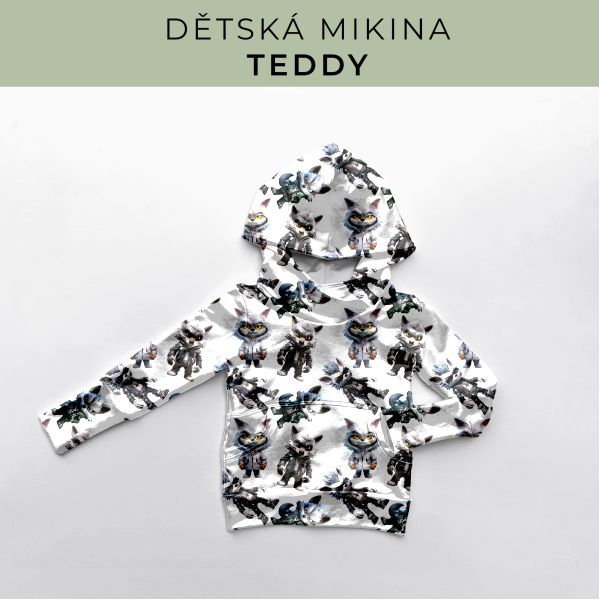 DĚTSKÝ střih - Mikina Teddy