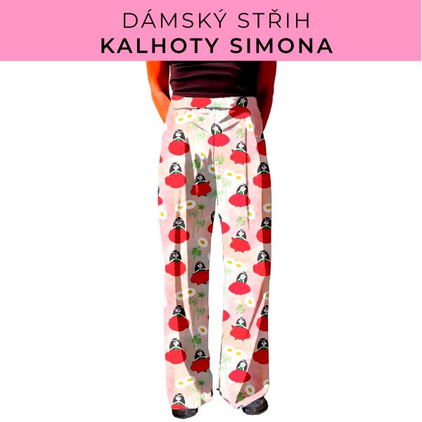 Dámský střih - kalhoty Simona