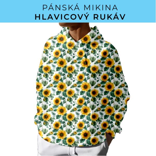 PÁNSKÝ střih - mikina s kapucí