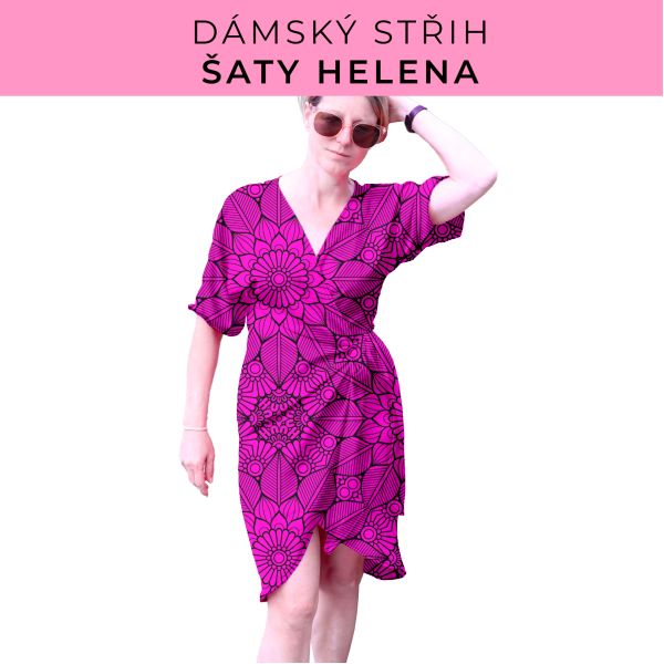 Dámský střih na šaty  Helena