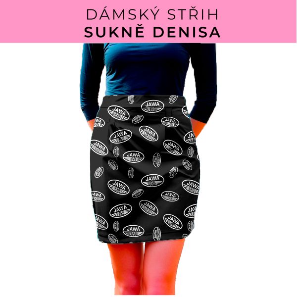 Dámský střih - Dámská sukně Denisa