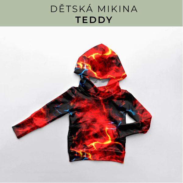DĚTSKÝ střih - Mikina Teddy