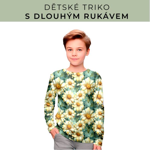 DĚTSKÝ střih - triko dlouhý rukáv