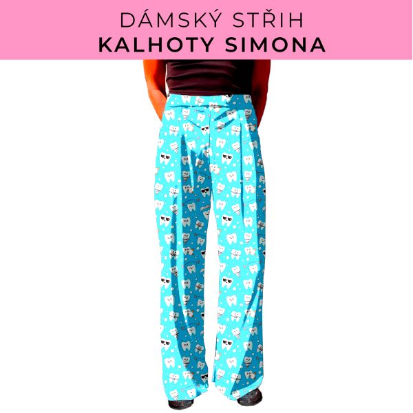 Dámský střih - kalhoty Simona