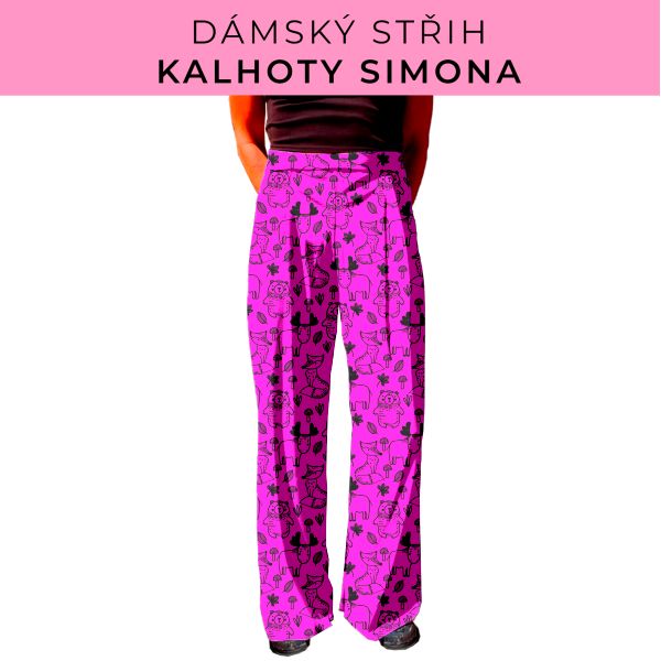 Dámský střih - kalhoty Simona