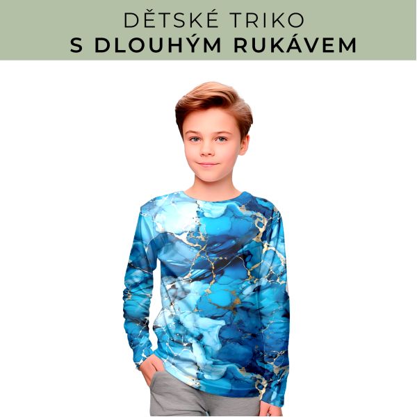 DĚTSKÝ střih - triko dlouhý rukáv
