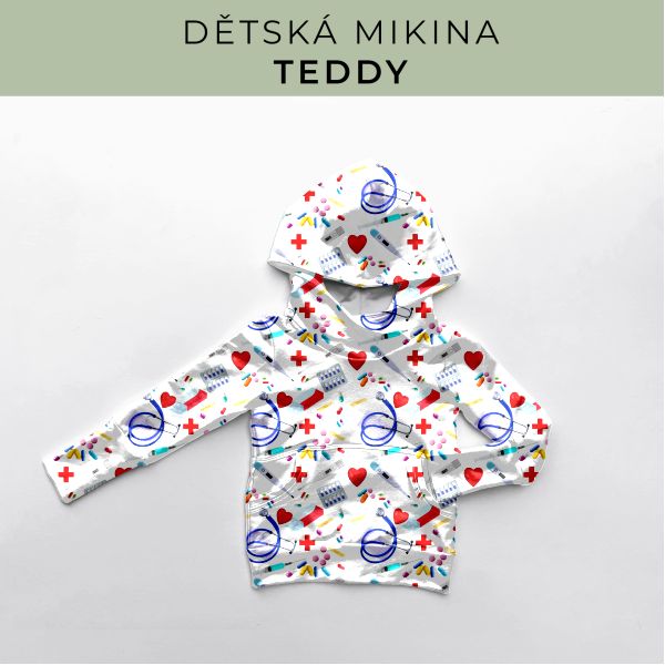 DĚTSKÝ střih - Mikina Teddy