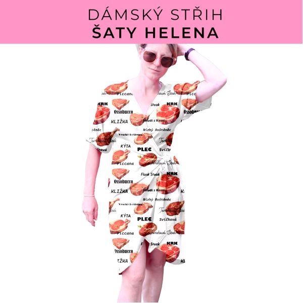 Dámský střih na šaty  Helena
