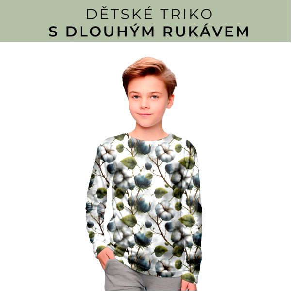 DĚTSKÝ střih - triko dlouhý rukáv