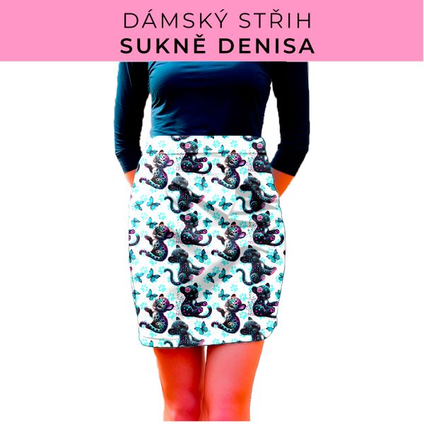 Dámský střih - Dámská sukně Denisa