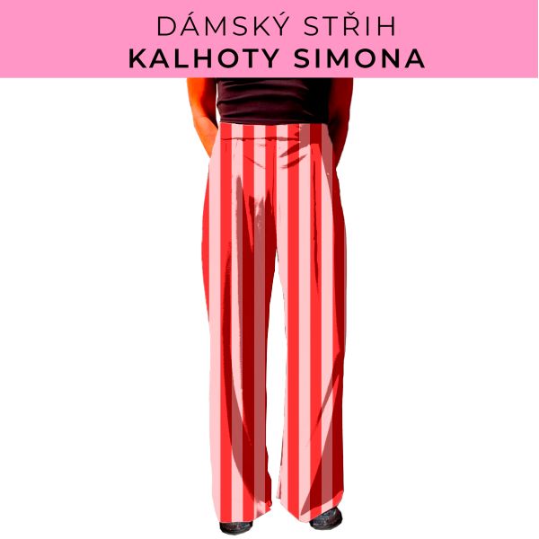 Dámský střih - kalhoty Simona