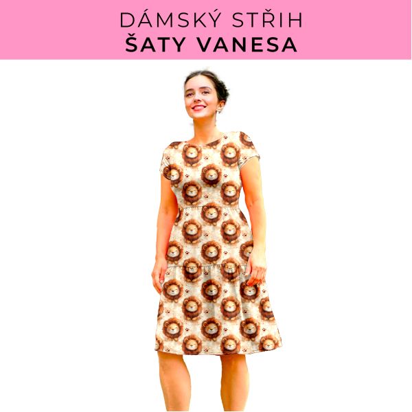 Dámský střih šaty Vanesa