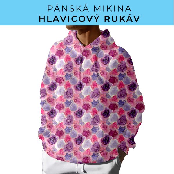 PÁNSKÝ střih - mikina s kapucí