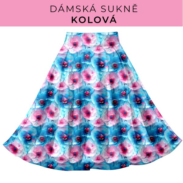 DÁMSKÝ střih - Kolová sukně