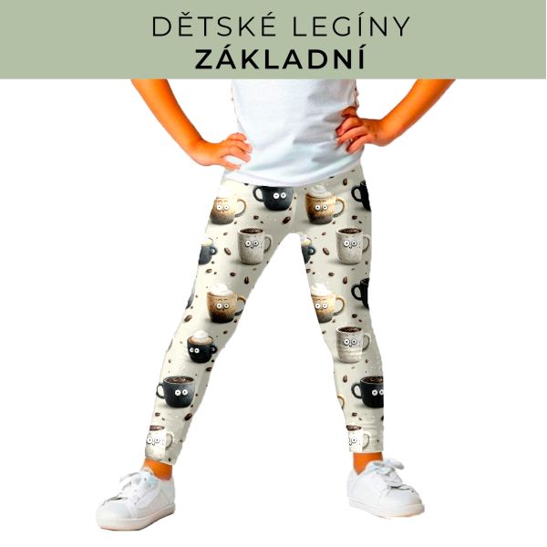 DĚTSKÝ střih - legíny základní