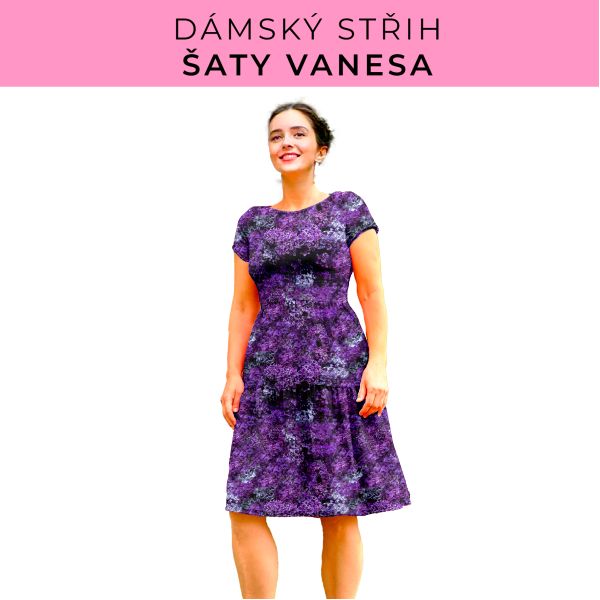 Dámský střih šaty Vanesa
