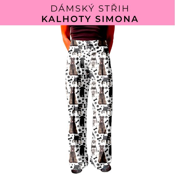 Dámský střih - kalhoty Simona