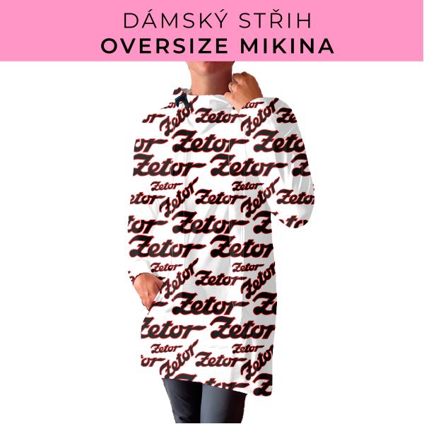 DÁMSKÝ střih - Oversize mikina