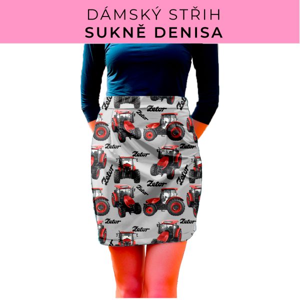 Dámský střih - Dámská sukně Denisa