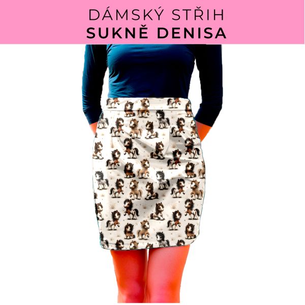 Dámský střih - Dámská sukně Denisa