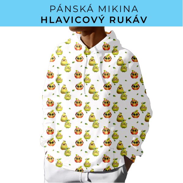PÁNSKÝ střih - mikina s kapucí