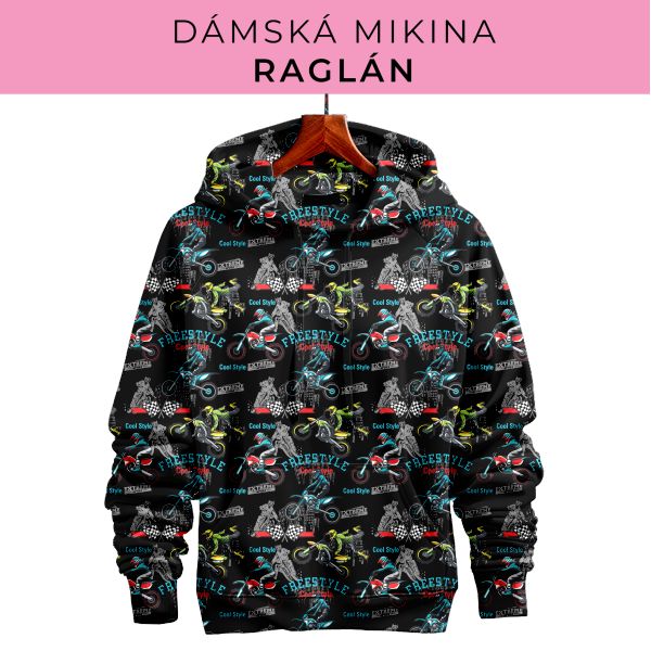 DÁMSKÝ střih - mikina raglán
