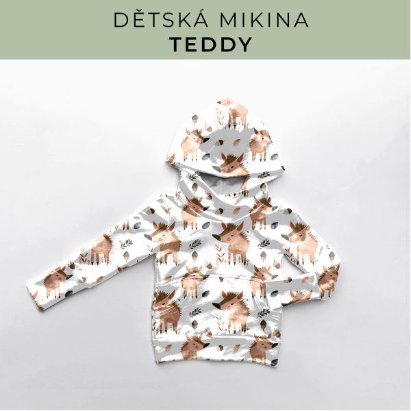DĚTSKÝ střih - Mikina Teddy
