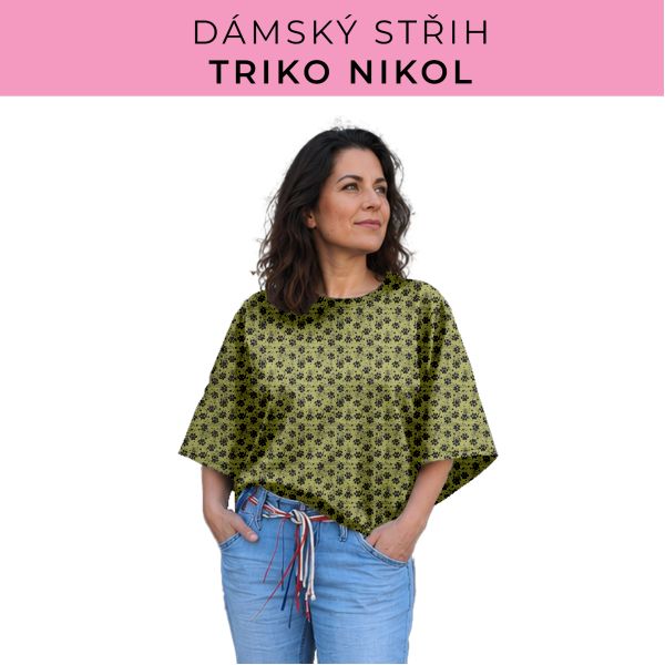 Dámský střih -  triko Nikol