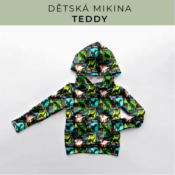 DĚTSKÝ střih - Mikina Teddy
