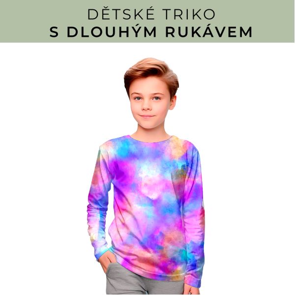 DĚTSKÝ střih - triko dlouhý rukáv