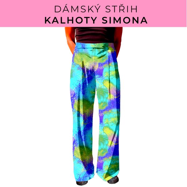 Dámský střih - kalhoty Simona