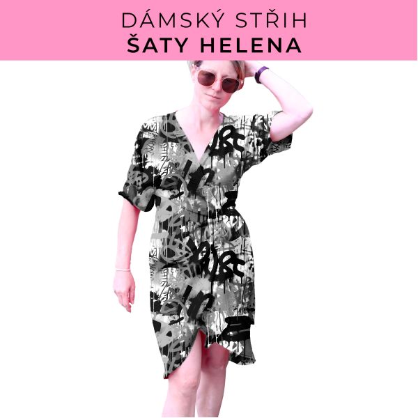 Dámský střih na šaty  Helena