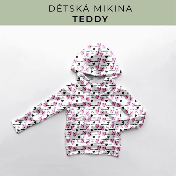 DĚTSKÝ střih - Mikina Teddy